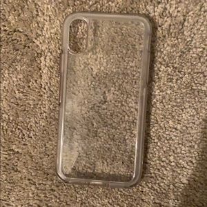 clear iphone x otter box case